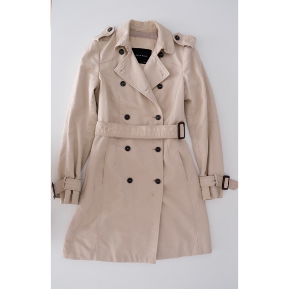 ZARA Classic Trench Coat - Picture 1 of 7